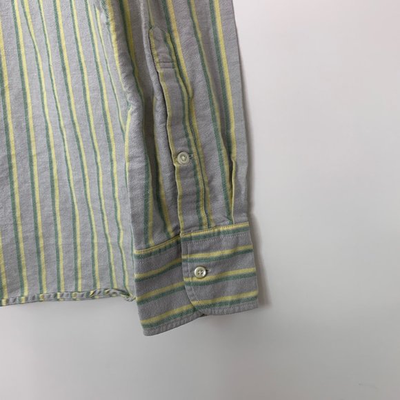 Thom Grey Striped Button Down Shirt - Picture 6 of 8